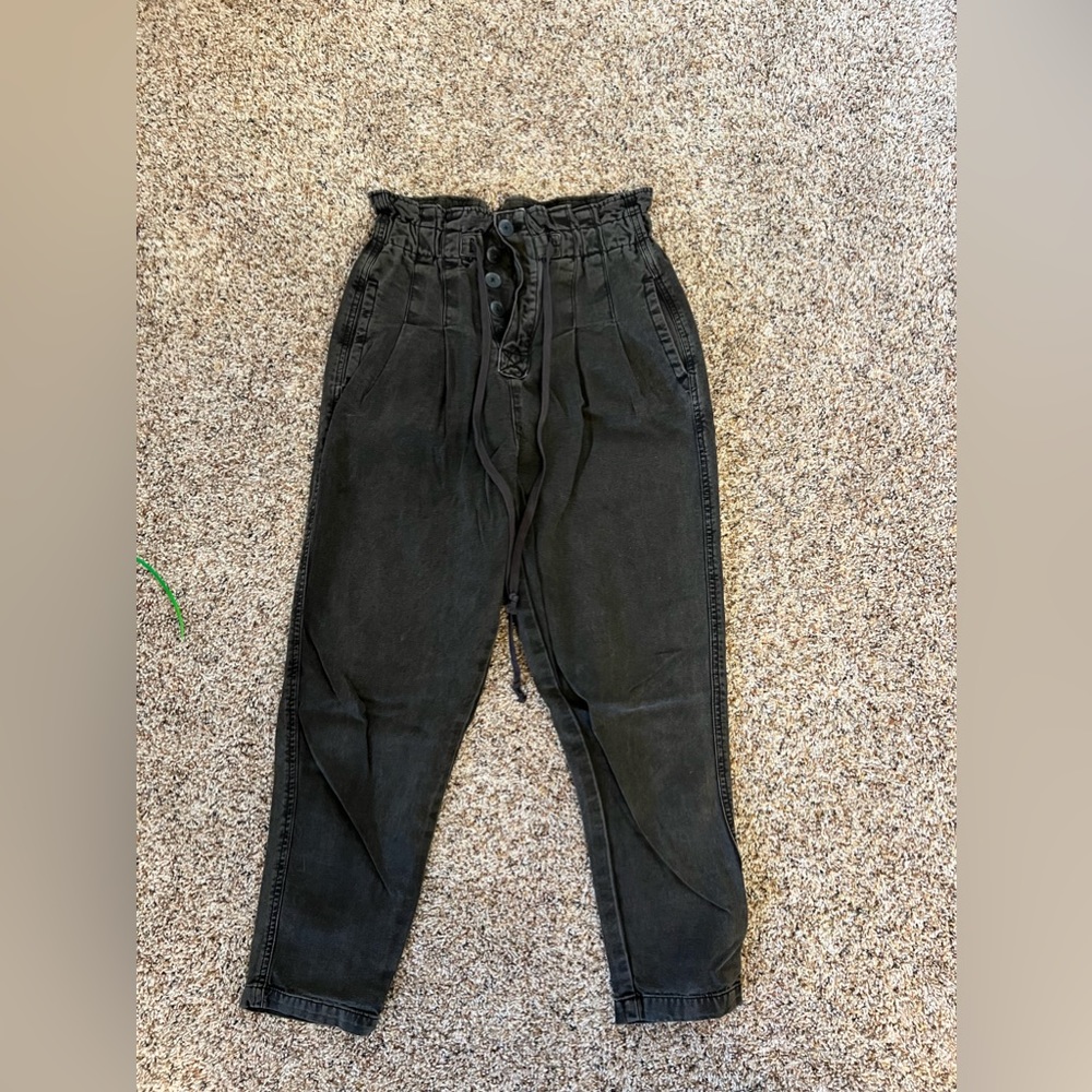 Free People - Paper bag waist jeans